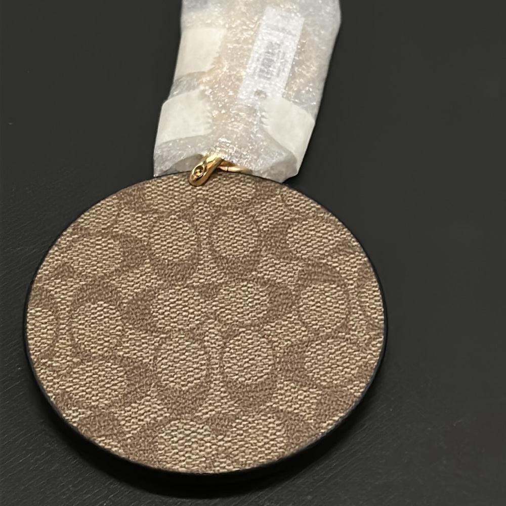 Coach Bad Girls Club Bag Charm Keychain Signature Canvas cc314 - Picture 6 of 7